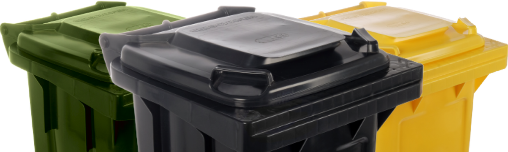 Gran contenedor de basuras de 240 litros