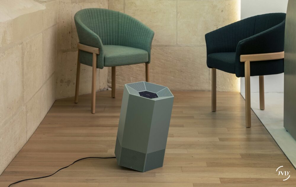 Purificador De Aire Profesional Shield Verde Malaquita