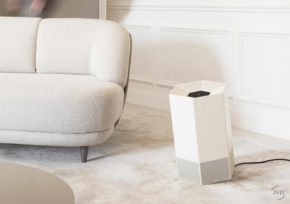 Purificador De Aire Profesional Shield Blanco Crema