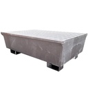 033.917.05_Cubeto_De_Retencion_De_Acero_Galvanizado_De_220l_Para_2_Bidones_Rejilla_Galvanizada_Servitrapo