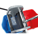 Carro Profesional de Doble Cubo con Prensa Vertical