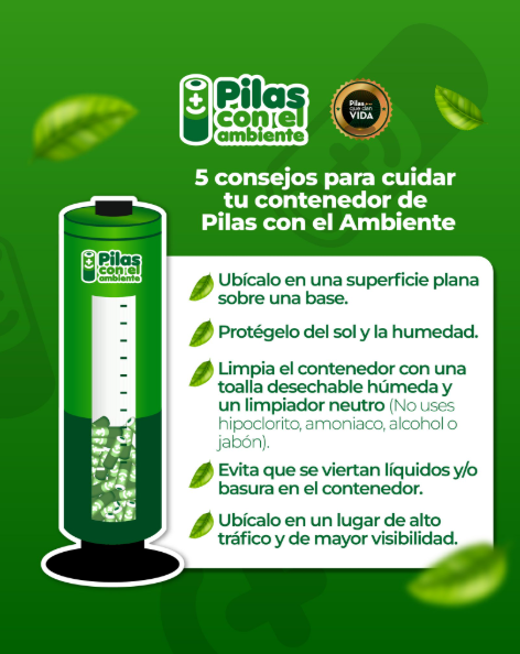 CONTENEDOR DE PILAS 3.5 L