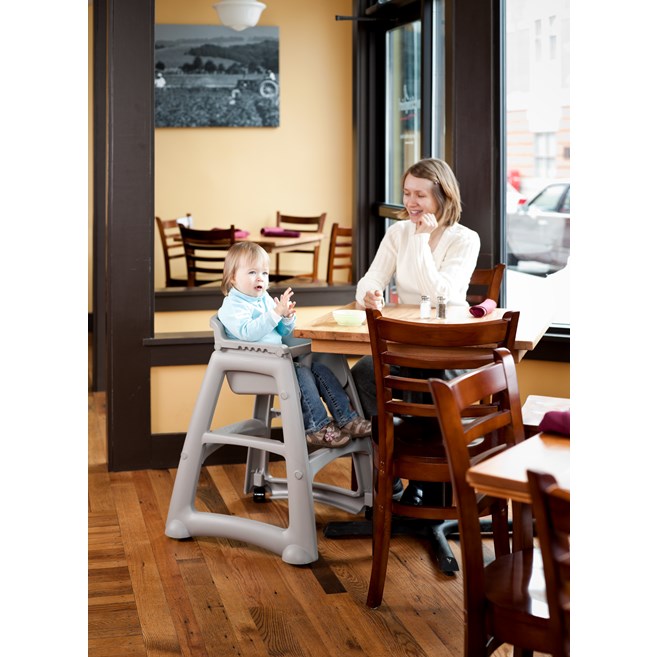 Trona Sturdy CHAIR™ con Reposapiés Platino