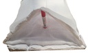 Bobina blanca de Algodón 100% nuevo 2.5kg