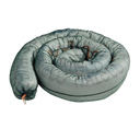 2 Barreras Absorbentes De Hidrocarburos Ø13 X 500 Cm De Fibra Pura Pp.