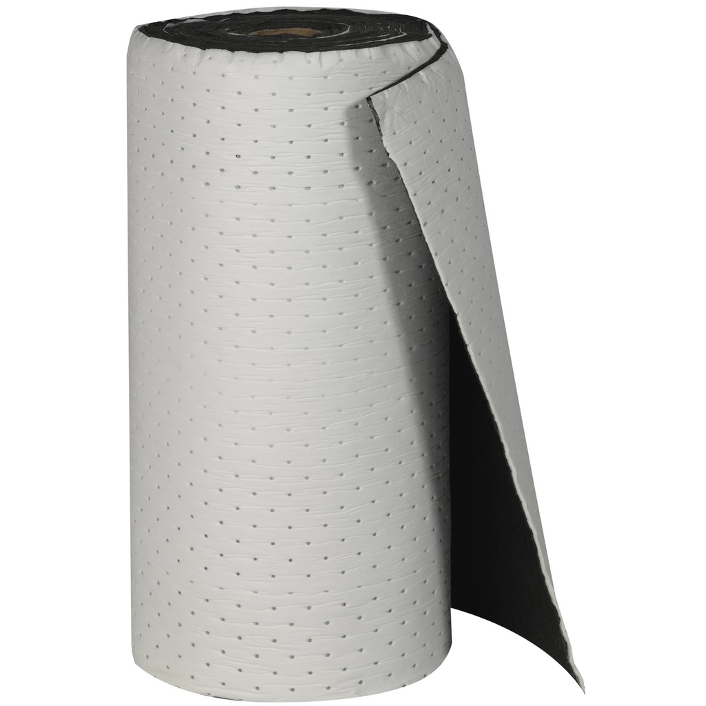 ALFOMBRA ABSORBENTE HIDROCARBUROS REVERSO IMPERMEABLE 74CM X 24,4M.