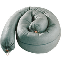 4 Barreras Absorbentes De Hidrocarburos Ø13 X 300 Cm De Fibra Pura De Pp.