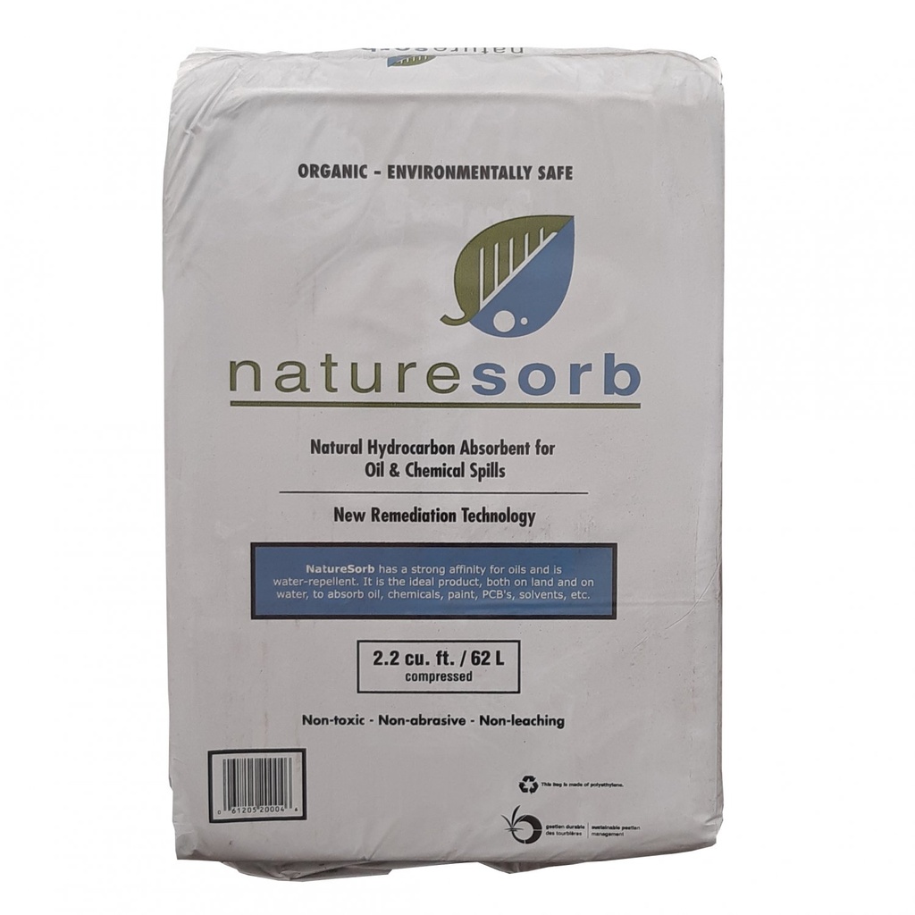 TURBA ABSORBENTE HIDRÓFUGA PARA HIDROCARBUROS. SACO 10KG