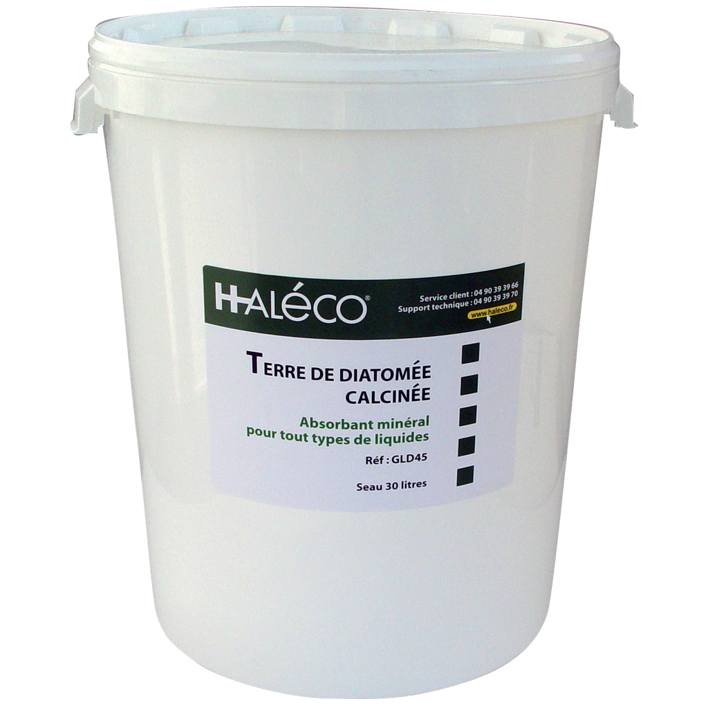 CUBO DE 15 KG DE TIERRA DE DIATOMEAS CALCINADAS ABSORBENTE UNIVERSAL.