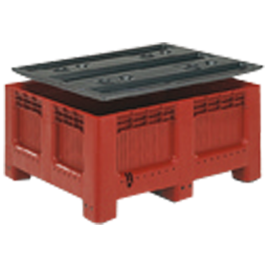 KIT ABSORBENTE UNIVERSAL DE 800 LITROS EN CAJA PALET ROJA.