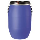 Kit Absorbente De Productos Químicos De 75 Litros En Bidón Homologado Azul.