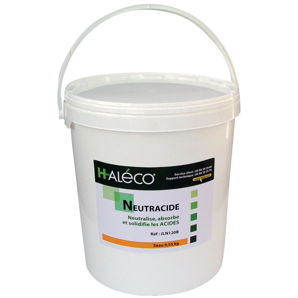 NEUTRALIZADOR EN POLVO GELIFICANTE PARA ÁCIDOS EN CUBO DE 9,5 KG.