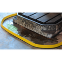 Barrera De Protección Flexible De Poliuretano De 2000 X 45 X 50 Mm.