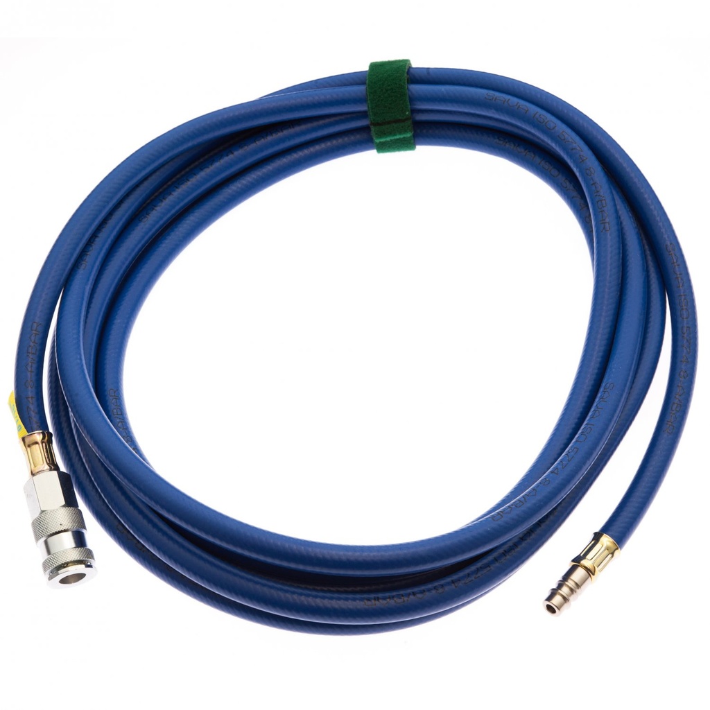 MANGUERA DE AIRE DE 5 METROS Y CONEXIÓN RÁPIDA PARA OBTURADOR BY-PASS.