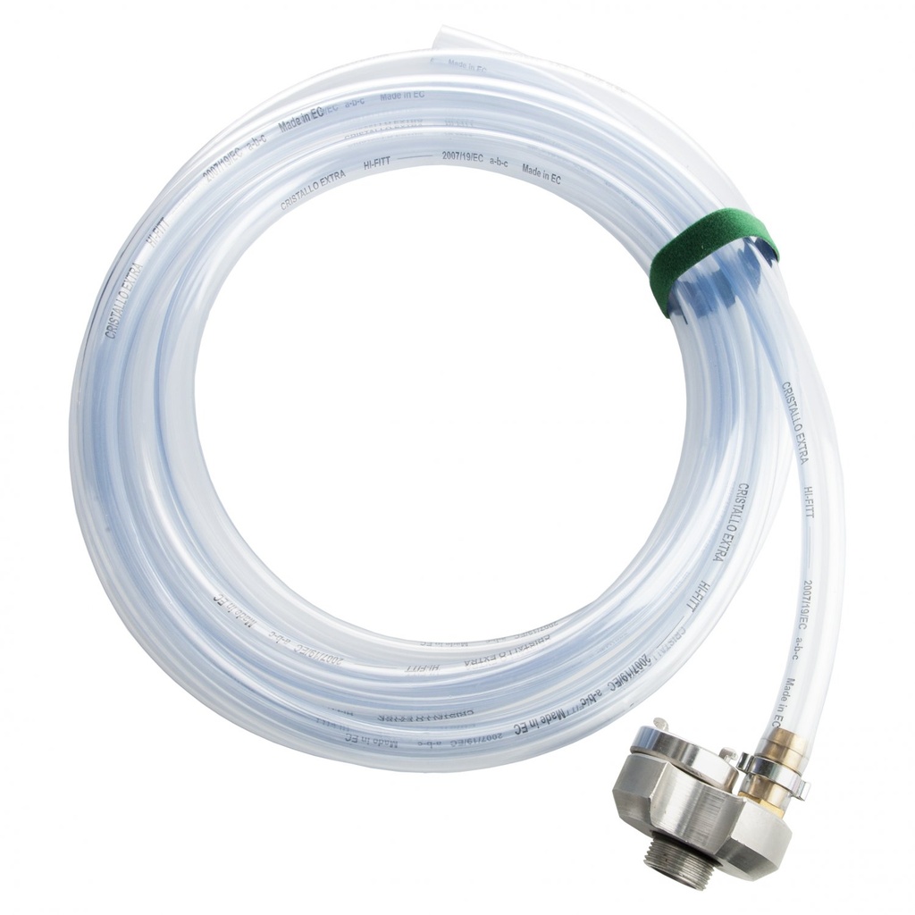 Manguera De Agua Flexible De 6 Metros Con Adaptador Storz D Para Tapón By-Pass.