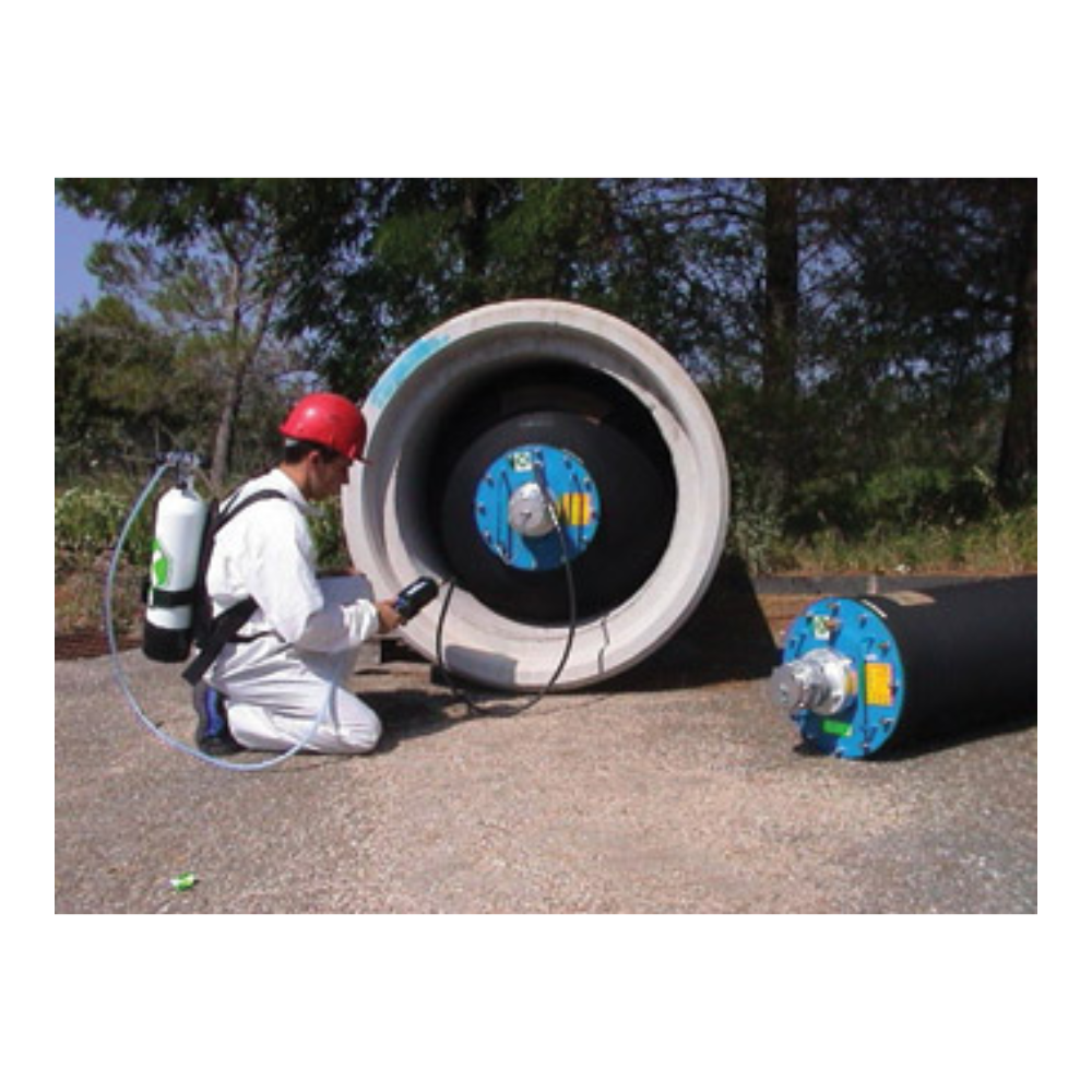 KIT DE INFLADO AUTÓNOMO PARA OBTURADORES CON BOTELLA DE 15 LITROS.