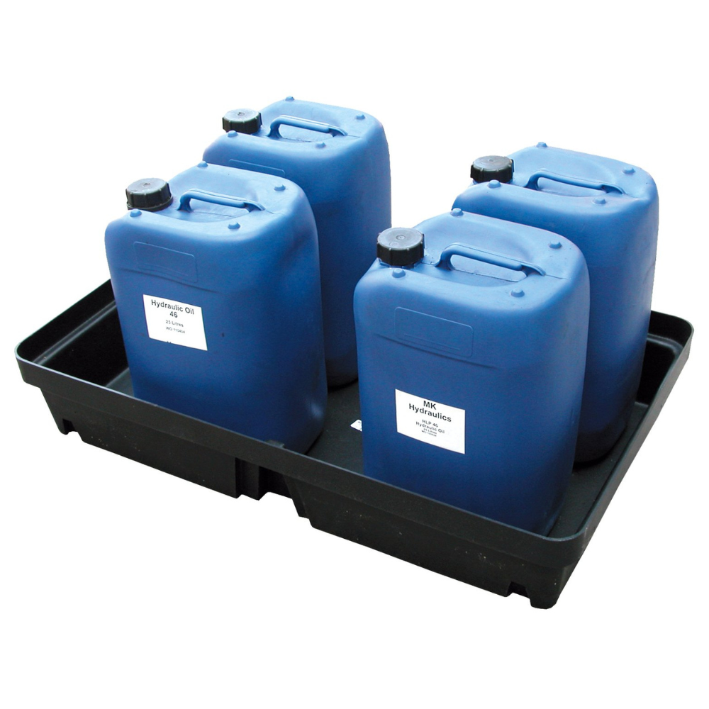 Cubeto De Retención Para Pequeños Recipientes De Polietileno De 87L Sin Rejilla.