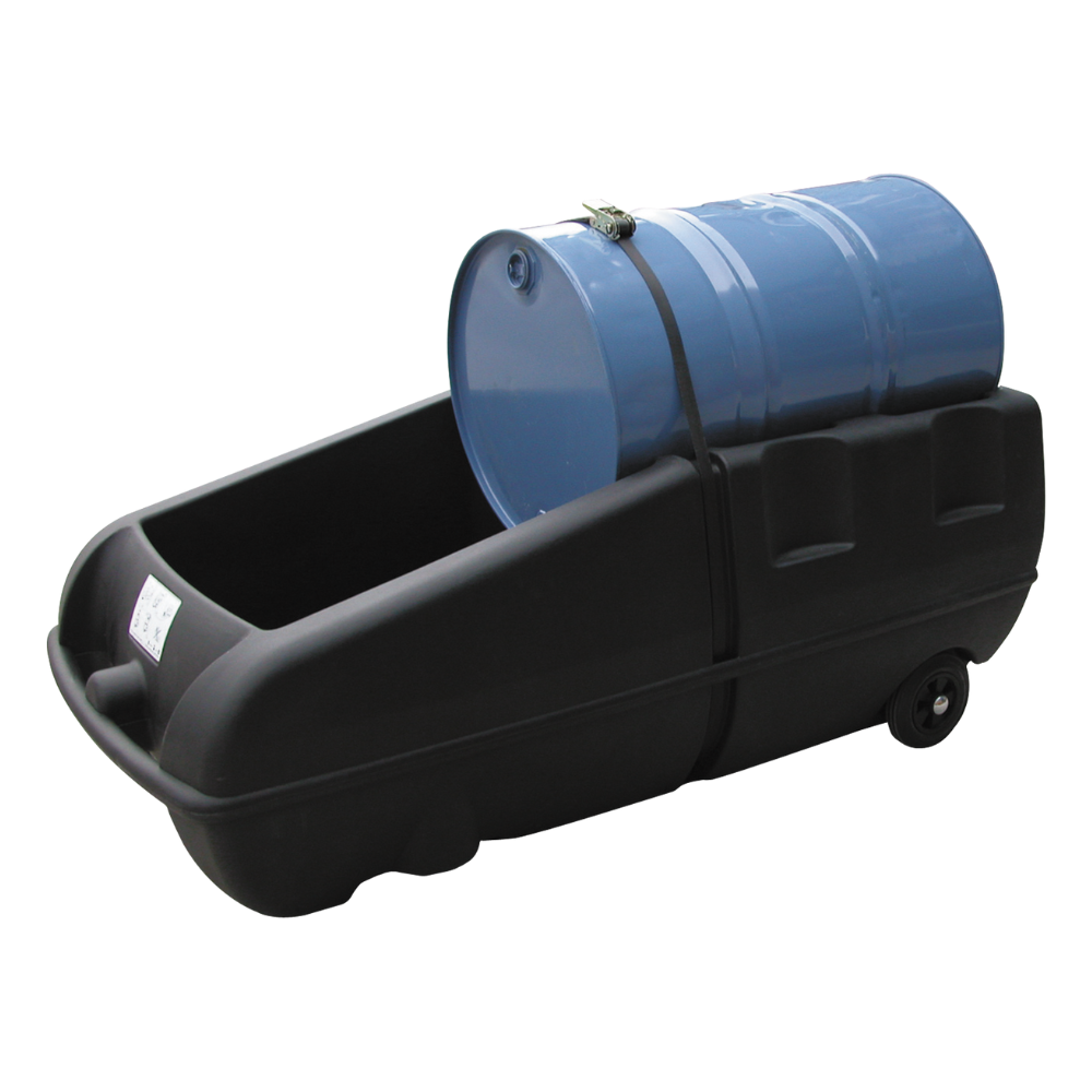 Carro De Retención De Polietileno De 250L Para 1 Bidón.