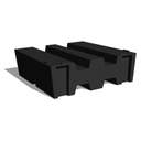 Elevación Inclinada De Polietileno Para 1 Ibc.