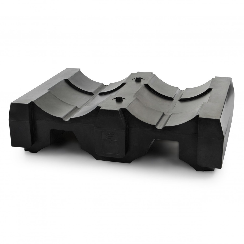 Soporte De Polietileno Para 2 Bidones Acostados.