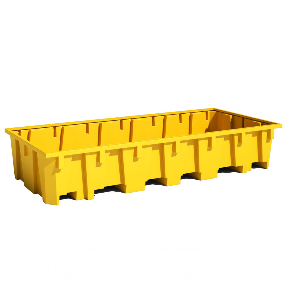 Cubo De Retención Para Estantería De 1650 Litros Con Rejilla 3280 X 1300Mm