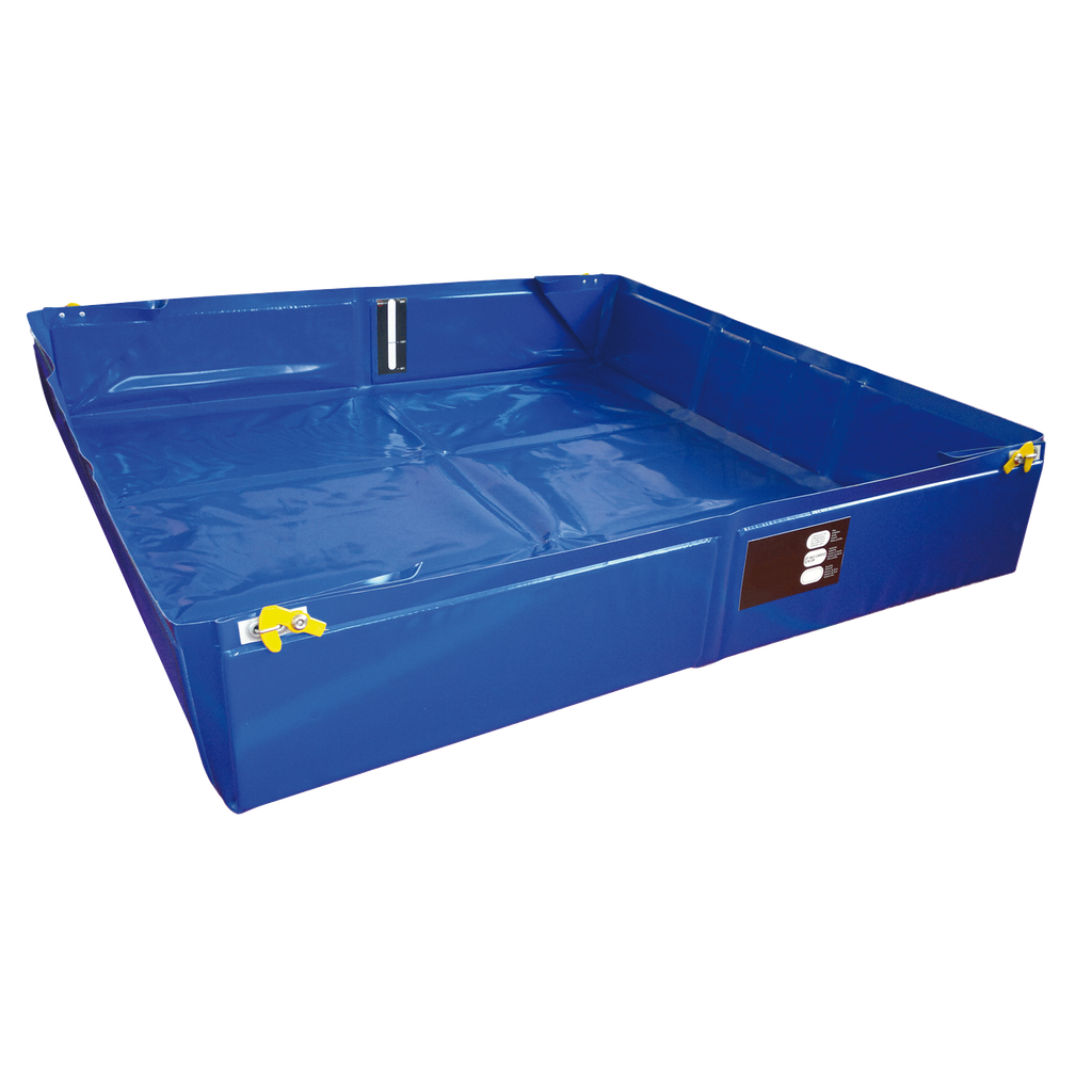 Cubeto Flexible De 500L Con Soportes Plegables.