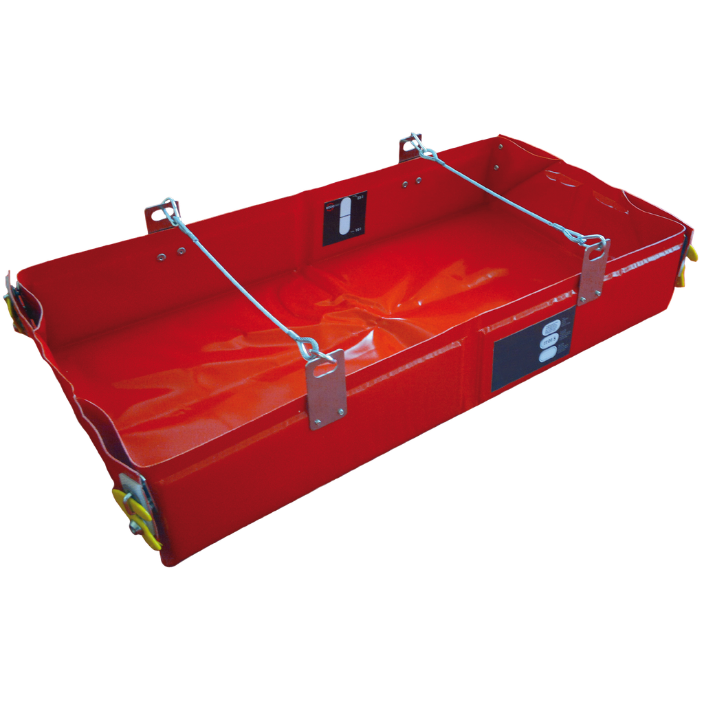 KIT DE RECOGIDA/INTERVENCIÓN CON CUBETO FLEXIBLE PLEGABLE DE 25L CON REVESTIMIENTO.