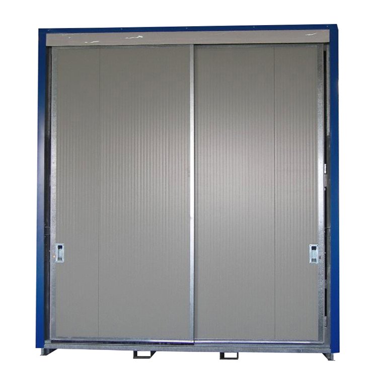 CONTENEDOR IBC SEGURIDAD CERRADO AISLADO CON 2 PUERTAS CORREDERAS 3160 x 1497 x 3460