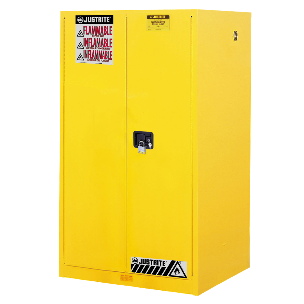 Armario De Seguridad Manual Fm Para Productos Inflamables, Con 2 Puertas De Altura.