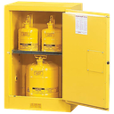 ARMARIO DE SEGURIDAD AUTOMÁTICO FM PARA PRODUCTOS INFLAMABLES, MOSTRADOR DE 1 PUERTA.