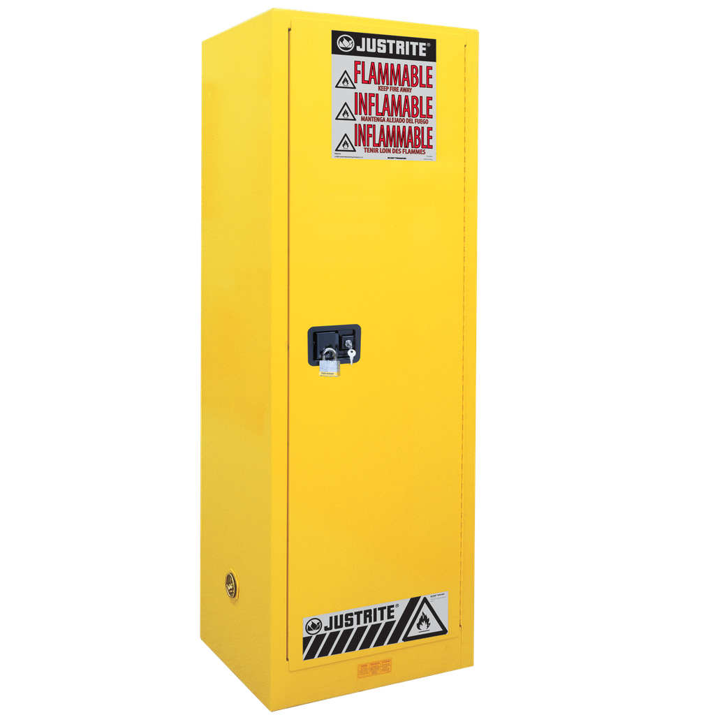 Armario De Seguridad Automático Fm Para Productos Inflamables, Con Una Puerta De Altura.