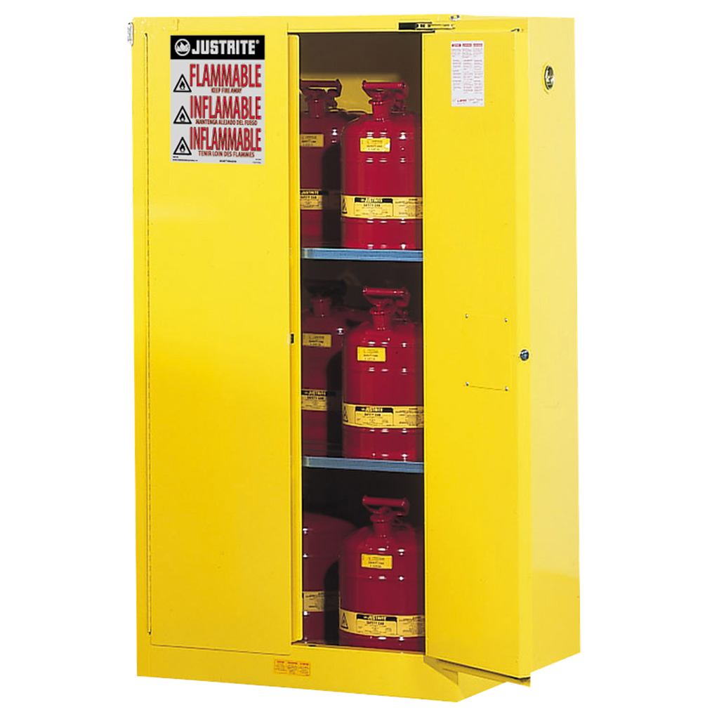 Armario De Seguridad Fm Automático Para Productos Inflamables, Con 2 Puertas De Altura.