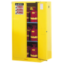 ARMARIO DE SEGURIDAD FM AUTOMÁTICO PARA PRODUCTOS INFLAMABLES, CON 2 PUERTAS DE ALTURA.