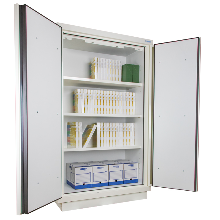 ALTO ARMARIO IGNÍFUGO DE 2 PUERTAS PARA DOCUMENTOS
