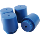 LOTE DE 4 PATAS PARA ARMARIO DE POLIETILENO.