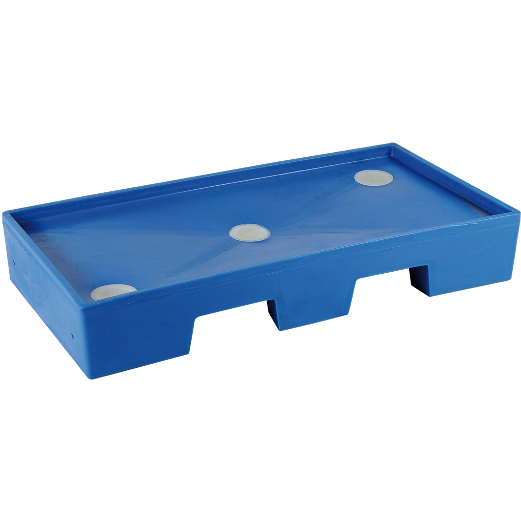 BASE/CUBETO DE RETENCIÓN PARA ARMARIO DE POLIETILENO.