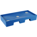 BASE/CUBETO DE RETENCIÓN PARA ARMARIO DE POLIETILENO.