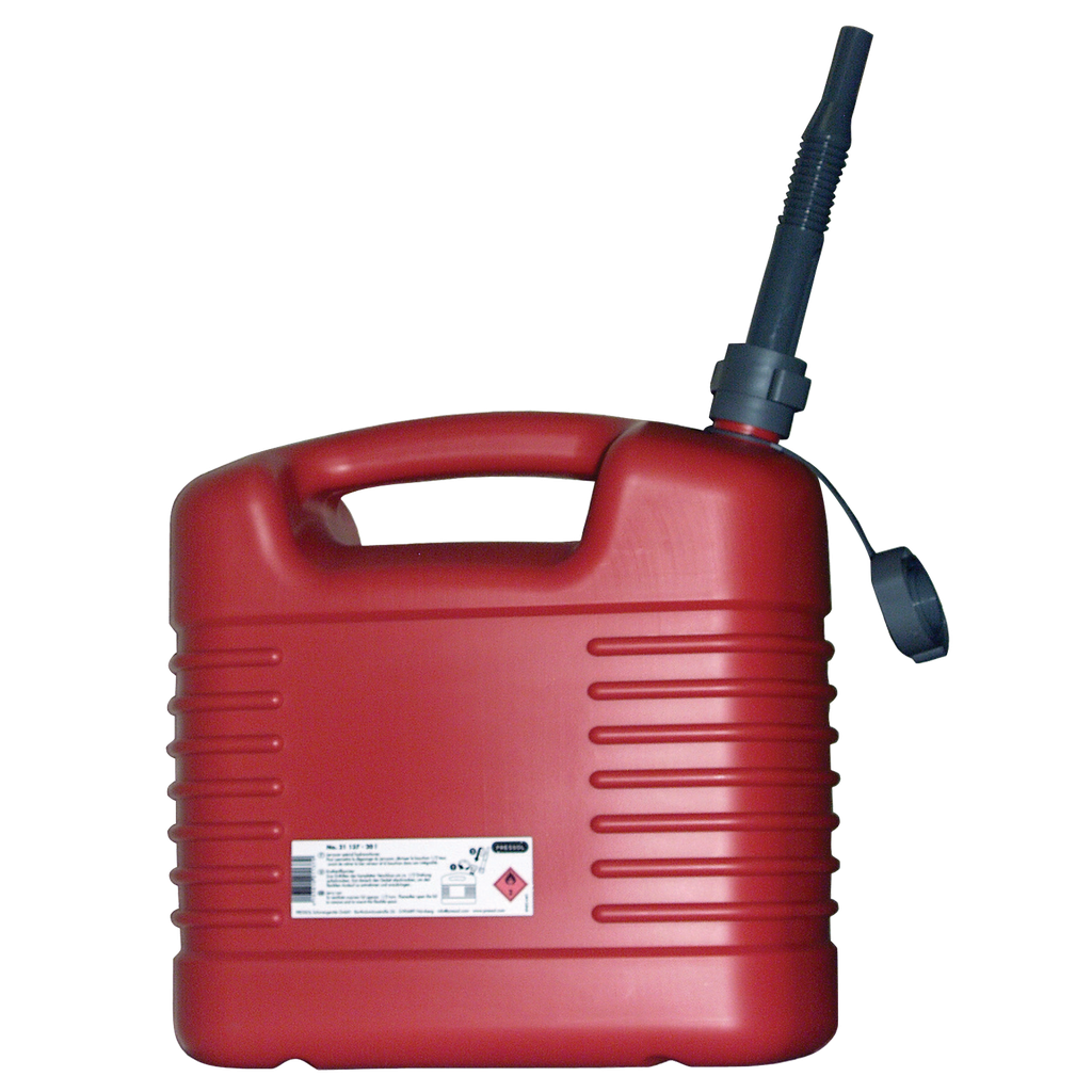 Bidón De Transporte Pead Rojo Para Gasóleo Y Gasolina 20L Con Cánula