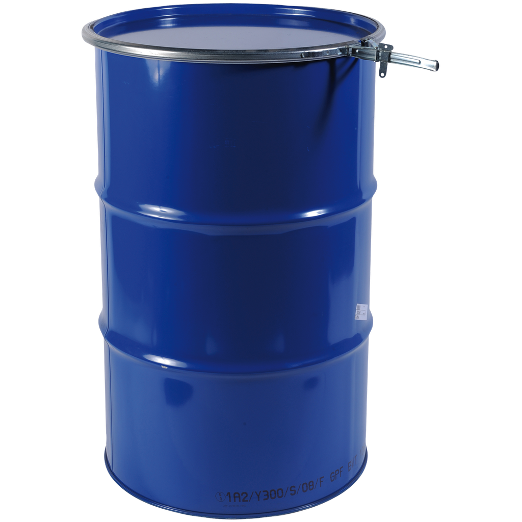 Bidón De Transporte De Acero Con Apertura Total, De 60 Litros.