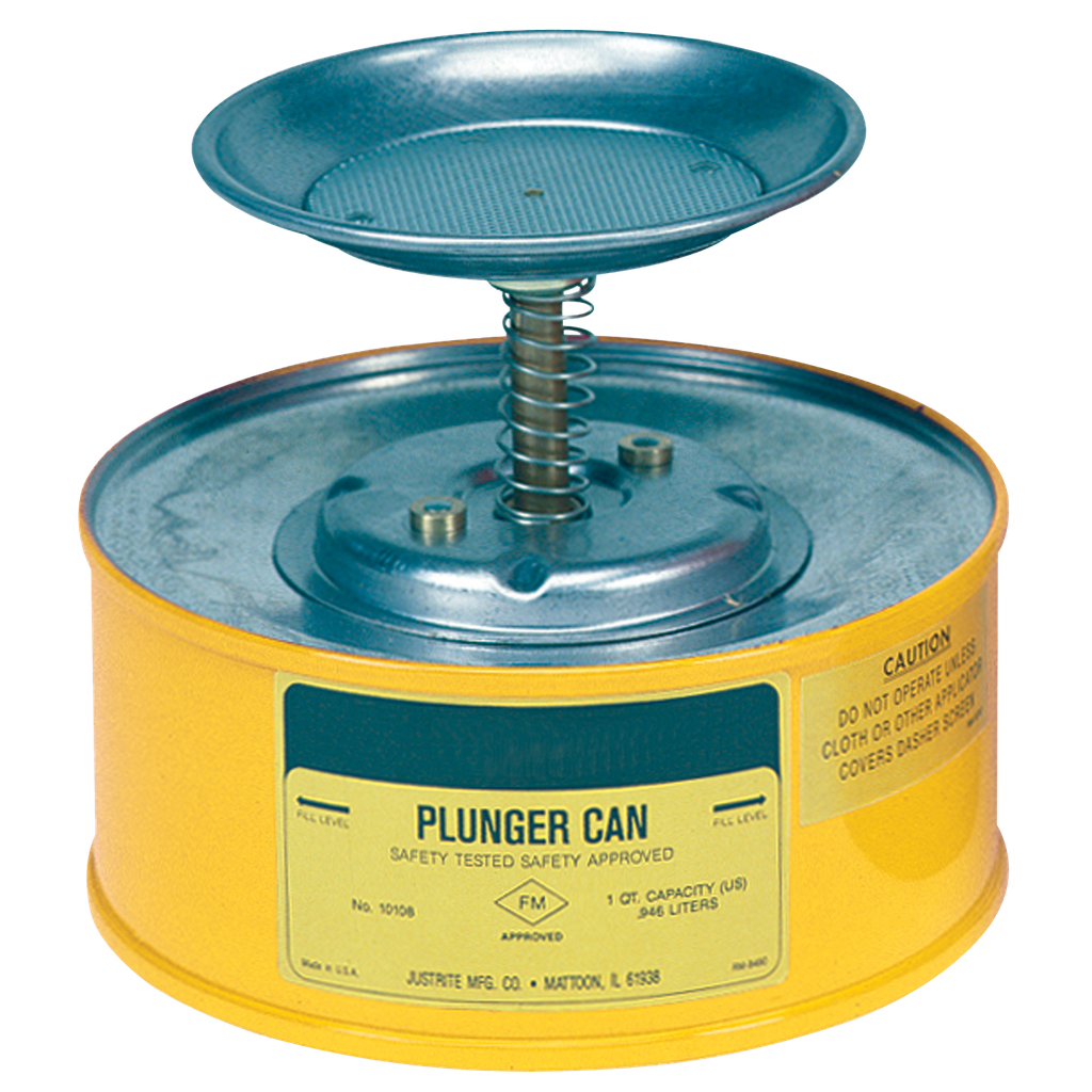 SEGURIDAD BIDÓN HUMIDIFICADOR DE ACERO.