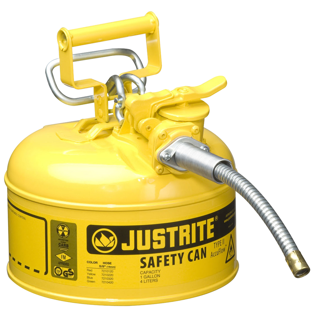 Bidón De Seguridad Uno Con Cubeto Flexible Para Líquidos Inflamables.