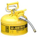 BIDÓN DE SEGURIDAD UNO CON CUBETO FLEXIBLE PARA LÍQUIDOS INFLAMABLES.
