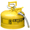 BIDÓN DE SEGURIDAD UNO CON CUBETO FLEXIBLE PARA LÍQUIDOS INFLAMABLES.