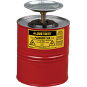 SEGURIDAD BIDÓN HUMIDIFICADOR DE ACERO.