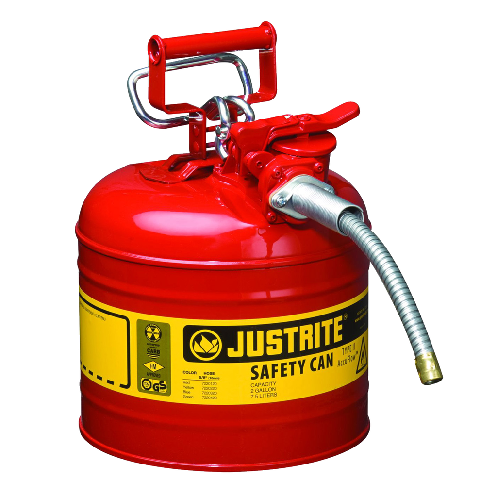 Bidón De Seguridad Uno Con Cubeto Flexible Para Líquidos Inflamables.