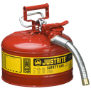 BIDÓN DE SEGURIDAD UNO CON CUBETO FLEXIBLE PARA LÍQUIDOS INFLAMABLES.