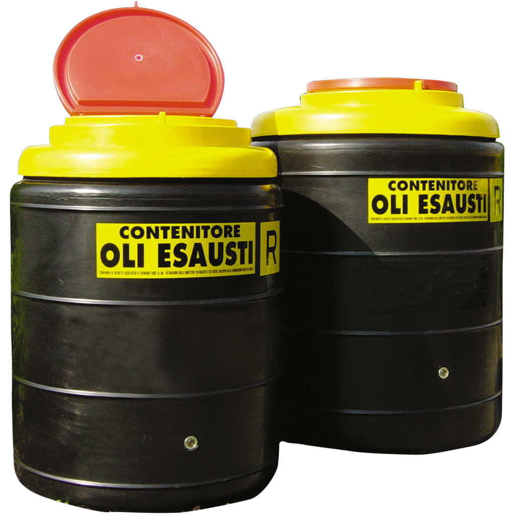 COLECTOR DE POLIETILENO DE DOBLE PARED PARA ACEITES USADOS DE 500 L.
