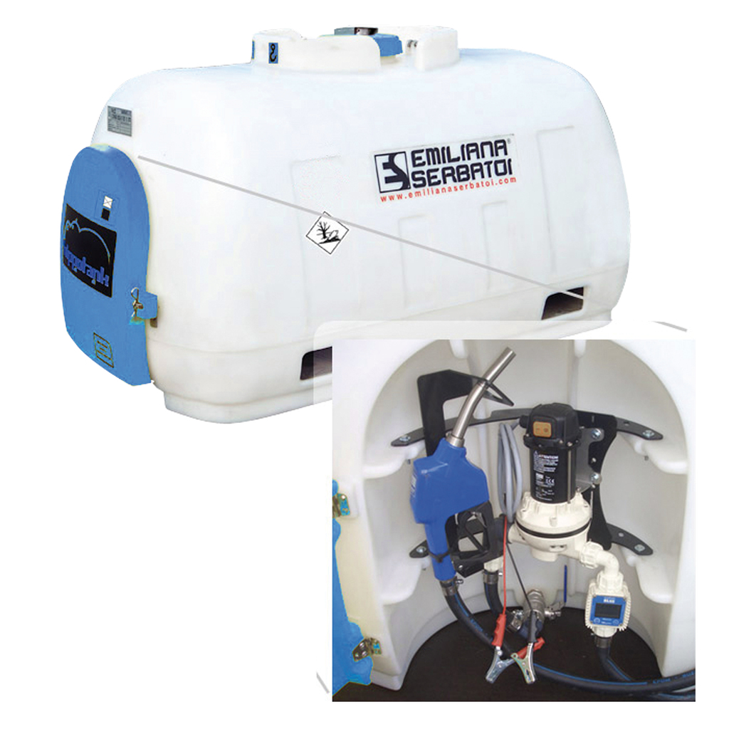 DEPÓSITO DE TRANSPORTE ADBLUE® DE 960L EN POLIETILENO - EQUIPADO CON 24V, 30 L/MIN.