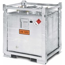 DEPÓSITO DE TRANSPORTE DE DOBLE PARED DE ACERO GALVANIZADO ASF 1000L DW HC.