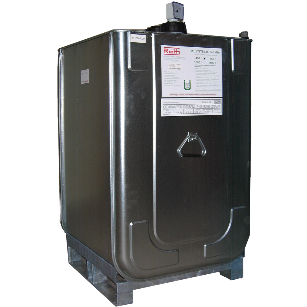 Depósito De Transporte De Gasóleo De Acero/Pe De Doble Pared Equipado Con 400 L.